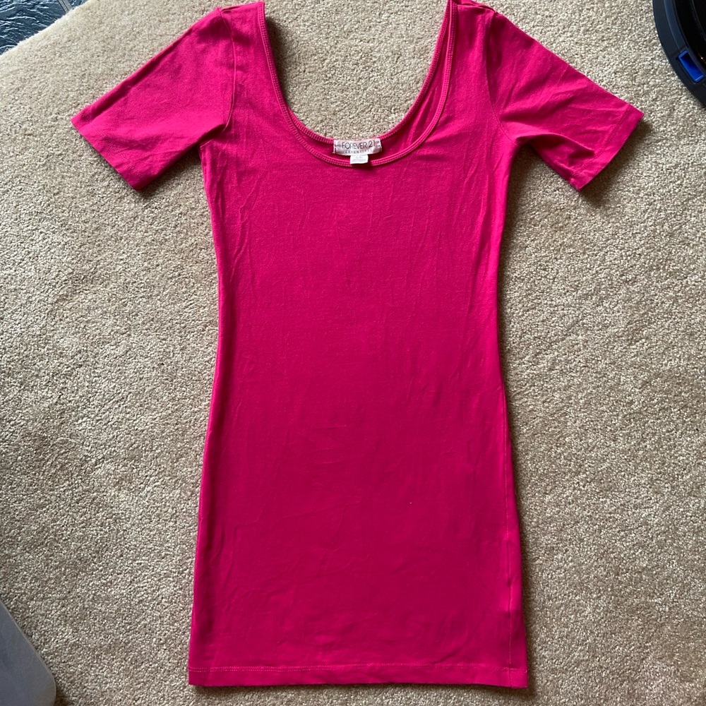 Forever 21 pink tight dress